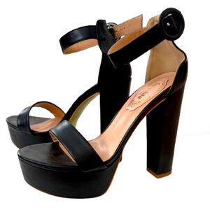 Classy very tall black heels